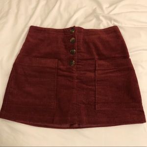Corduroy boutique skirt